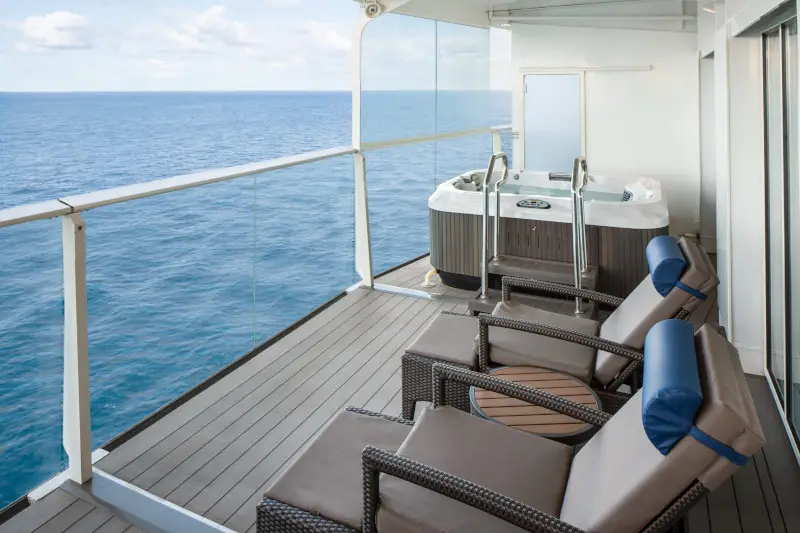 HM, Harmony of the Seas, Four Bedroom Family Suite Cat. PS - Balcony - Room #12640 Deck 12 Midship Starboard