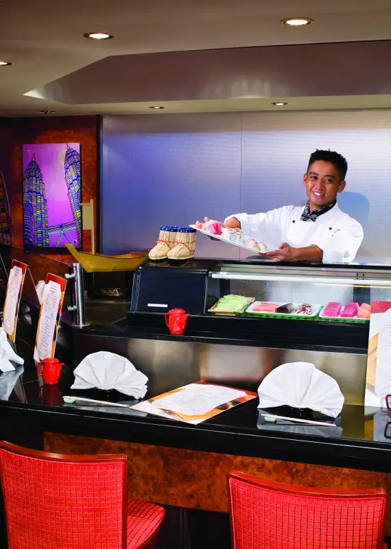 Sushi Bar with Sushi Chef - Deck 7
Pride of Hawaii - Norwegian Cruise Line